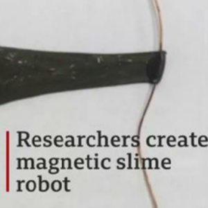 Researchers Create magnetic slime robot