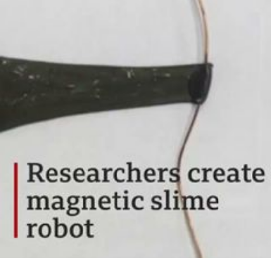 Researchers Create magnetic slime robot